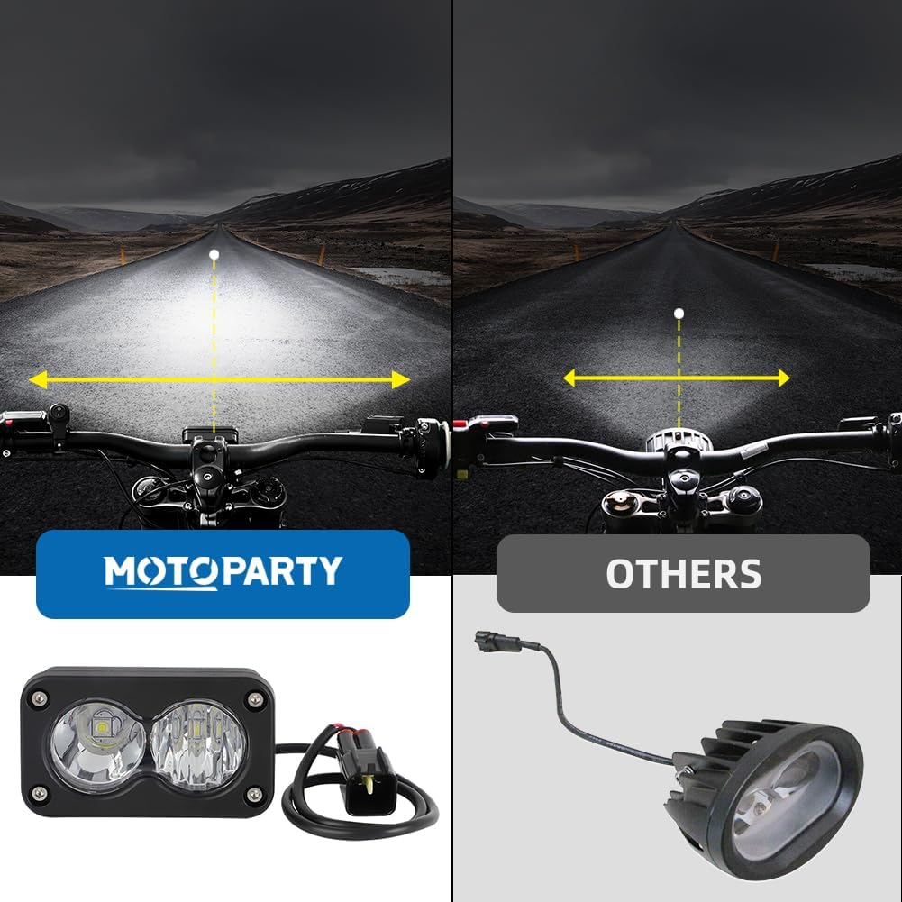 moto party headlight.