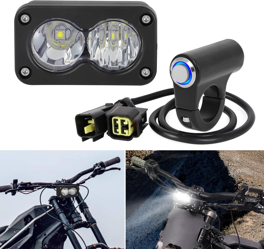 moto party headlight.