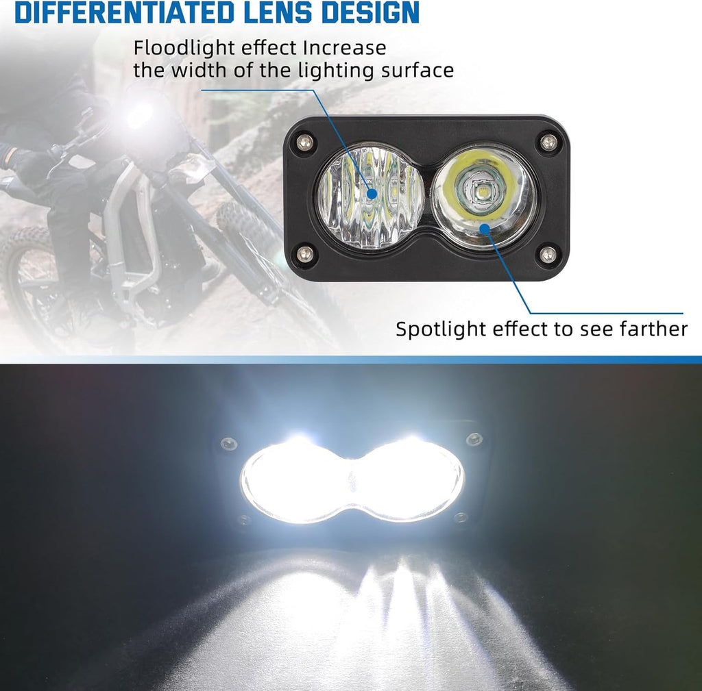 moto party headlight.