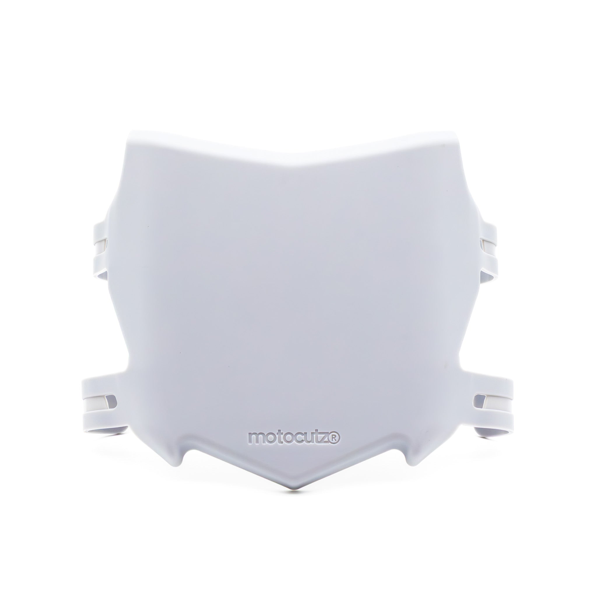 MOTOCUTZ FRONT NUMBER PLATE GREY